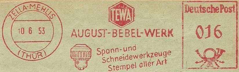 Bebel Zella-Mehlis 1953