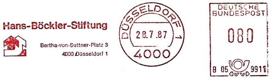 Böckler Düsseldorf 1987