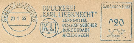 Liebknecht 1955 Gera