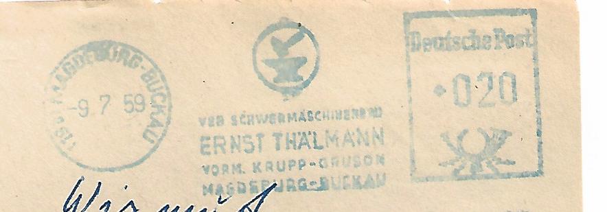 Thälmann Magdeburg 1959