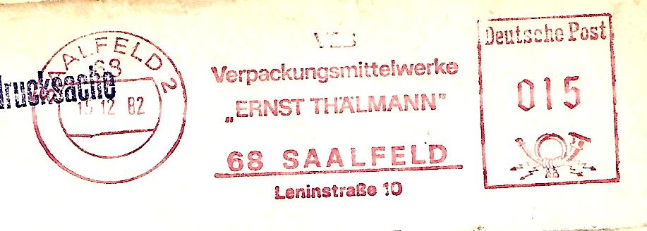 Thälmann Saalfeld 1982